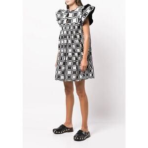 Sea New York Catalina Sleeveless Quilted Yoke Tunic Dress Womens XSmall New